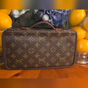 Louis Vuitton Brown Monogram Travel Case